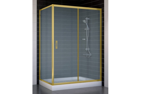 Душевой уголок Vegas Glass ZP+ZPV 130*70 09 10 стекло сатин, 130x70, прямоугольный, двери раздвижные