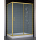 Душевой уголок Vegas Glass ZP+ZPV 130*70 09 10 стекло сатин, 130x70, прямоугольный, двери раздвижные