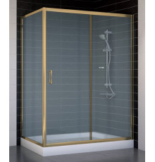 Душевой уголок Vegas Glass ZP+ZPV 140*70 05 10 стекло сатин, 140x70, прямоугольный, двери раздвижные