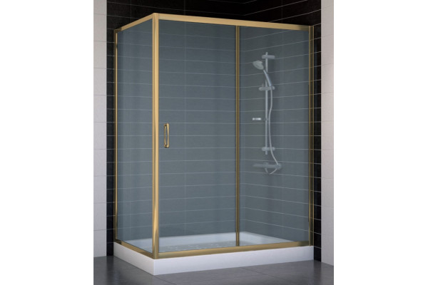 Душевой уголок Vegas Glass ZP+ZPV 140*70 05 10 стекло сатин, 140x70, прямоугольный, двери раздвижные