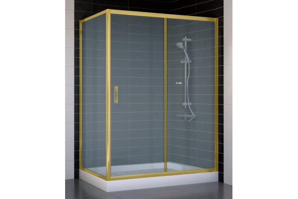 Душевой уголок Vegas Glass ZP+ZPV 140*70 09 10 стекло сатин, 140x70, прямоугольный, двери раздвижные