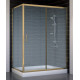 Душевой уголок Vegas Glass ZP+ZPV 140*70 05 02 стекло шиншилла, 140x70, прямоугольный, двери раздвижные