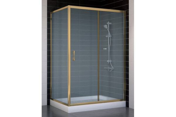 Душевой уголок Vegas Glass ZP+ZPV 120*80 05 10 стекло сатин, 120x80, прямоугольный, двери раздвижные