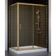 Душевой уголок Vegas Glass ZP+ZPV 130*80 05 05 стекло бронза, 130x80, прямоугольный, двери раздвижные