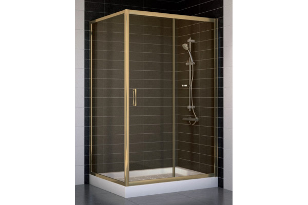 Душевой уголок Vegas Glass ZP+ZPV 110*90 05 05 стекло бронза, 110x90, прямоугольный, двери раздвижные
