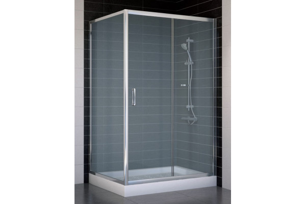 Душевой уголок Vegas Glass ZP+ZPV 110*90 08 10 стекло сатин, 110x90, прямоугольный, двери раздвижные