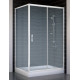 Душевой уголок Vegas Glass ZP+ZPV 110*90 01 02 стекло шиншилла, 110x90, прямоугольный, двери раздвижные