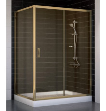 Душевой уголок Vegas Glass ZP+ZPV 130*90 05 05 стекло бронза, 130x90, прямоугольный, двери раздвижные
