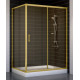 Душевой уголок Vegas Glass ZP+ZPV 130*90 09 05 стекло бронза, 130x90, прямоугольный, двери раздвижные