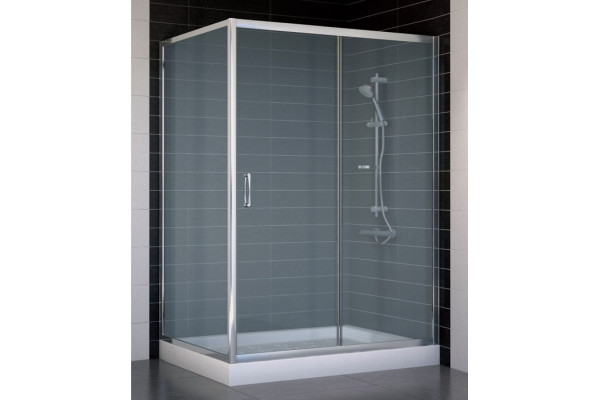 Душевой уголок Vegas Glass ZP+ZPV 130*90 08 10 стекло сатин, 130x90, прямоугольный, двери раздвижные