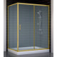 Душевой уголок Vegas Glass ZP+ZPV 140*90 09 10 стекло сатин, 140x90, прямоугольный, двери раздвижные