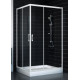 Душевой уголок Vegas Glass ZA-F 90*110 01 01 стекло прозрачное, 90x110, прямоугольный, двери раздвижные