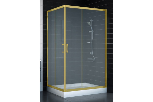 Душевой уголок Vegas Glass ZA-F 90*110 09 10 стекло сатин, 90x110, прямоугольный, двери раздвижные