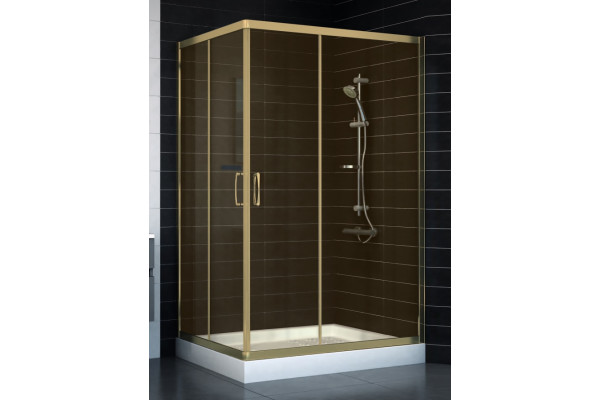 Душевой уголок Vegas Glass ZA-F 90*120 05 05 стекло бронза, 90x120, прямоугольный, двери раздвижные