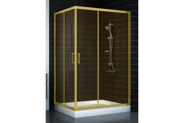 Душевой уголок Vegas Glass ZA-F 90*120 09 05 стекло бронза, 90x120, прямоугольный, двери раздвижные