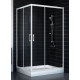 Душевой уголок Vegas Glass ZA-F 0110*100 01 01 стекло прозрачное, 100x110, прямоугольный, двери раздвижные