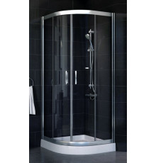 Душевой уголок Vegas Glass ZS 0080 08 01 стекло прозрачное, 80, четверть круга, двери раздвижные