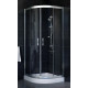 Душевой уголок Vegas Glass ZS 0080 08 01 стекло прозрачное, 80, четверть круга, двери раздвижные