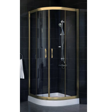 Душевой уголок Vegas Glass ZS 0080 05 01 стекло прозрачное, 80, четверть круга, двери раздвижные