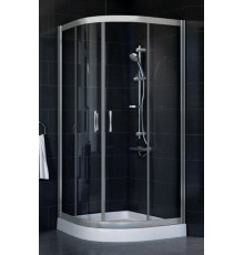 Душевой уголок Vegas Glass ZS-F 80*120 07 01 стекло прозрачное, 80х120, четверть круга, двери раздвижные