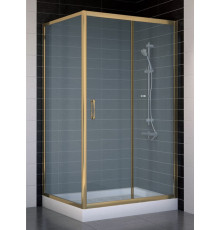 Душевой уголок Vegas Glass ZP+ZPV 100*90 05 10 стекло сатин, 100x90, прямоугольный, двери раздвижные