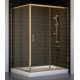 Душевой уголок Vegas Glass ZP+ZPV 130*100 05 05 стекло бронза, 130x100, прямоугольный, двери раздвижные