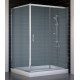 Душевой уголок Vegas Glass ZP+ZPV 130*100 08 10 стекло сатин, 130x100, прямоугольный, двери раздвижные