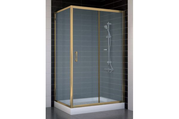 Душевой уголок Vegas Glass ZP+ZPV 110*70 05 10 стекло сатин, 110x70, прямоугольный, двери раздвижные