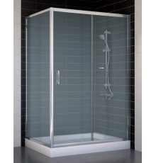 Душевой уголок Vegas Glass ZP+ZPV 120*80 08 10 стекло сатин, 120x80, прямоугольный, двери раздвижные