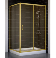 Душевой уголок Vegas Glass ZP+ZPV 110*90 09 05 стекло бронза, 110x90, прямоугольный, двери раздвижные