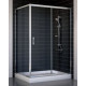 Душевой уголок Vegas Glass ZP+ZPV 120*90 08 01 стекло прозрачное, 120x90, прямоугольный, двери раздвижные