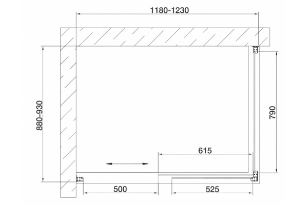Душевой уголок Vegas Glass ZP+ZPV 120*90 08 01 стекло прозрачное, 120x90, прямоугольный, двери раздвижные