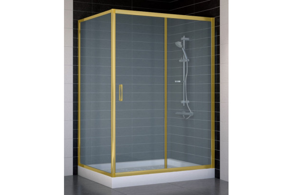 Душевой уголок Vegas Glass ZP+ZPV 130*90 09 10 стекло сатин, 130x90, прямоугольный, двери раздвижные