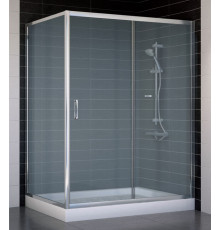 Душевой уголок Vegas Glass ZP+ZPV 140*90 08 10 стекло сатин, 140x90, прямоугольный, двери раздвижные