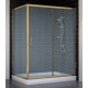 Душевой уголок Vegas Glass ZP+ZPV 140*90 05 10 стекло сатин, 140x90, прямоугольный, двери раздвижные