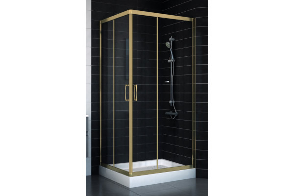Душевой уголок Vegas Glass ZA-F 80*90 05 01 стекло прозрачное, 80x90, прямоугольный, двери раздвижные