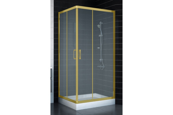 Душевой уголок Vegas Glass ZA-F 80*90 09 10 стекло сатин, 80x90, прямоугольный, двери раздвижные