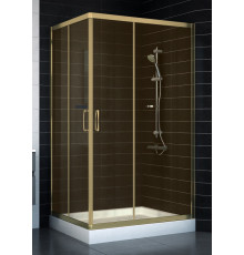 Душевой уголок Vegas Glass ZA-F 80*110 05 05 стекло бронза, 80x110, прямоугольный, двери раздвижные