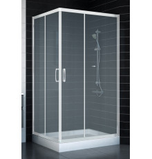 Душевой уголок Vegas Glass ZA-F 90*100 01 10 стекло сатин, 90x100, прямоугольный, двери раздвижные