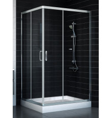 Душевой уголок Vegas Glass ZA-F 0110*100 08 01 стекло прозрачное, 100x110, прямоугольный, двери раздвижные