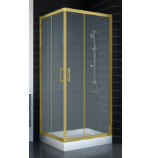 Душевой уголок Vegas Glass ZA 0080 09 10 стекло сатин, 80x80, квадратный, двери раздвижные