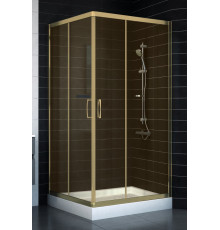 Душевой уголок Vegas Glass ZA 0100 05 05 стекло бронза, 100x100, квадратный, двери раздвижные