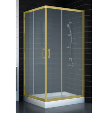 Душевой уголок Vegas Glass ZA 0100 09 10 стекло сатин, 100x100, квадратный, двери раздвижные