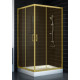Душевой уголок Vegas Glass ZA 0110 09 05 стекло бронза, 110x110, квадратный, двери раздвижные