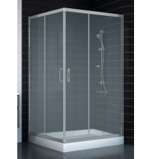 Душевой уголок Vegas Glass ZA 0120 07 10 стекло сатин, 120x120, квадратный, двери раздвижные