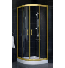 Душевой уголок Vegas Glass ZS 0080 09 01 стекло прозрачное, 80, четверть круга, двери раздвижные