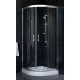 Душевой уголок Vegas Glass ZS-F 80*90 08 01 стекло прозрачное, 80х90, четверть круга, двери раздвижные