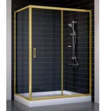 Душевой уголок Vegas Glass ZP+ZPV 140*70 09 01 стекло прозрачное, 140x70, прямоугольный, двери раздвижные