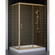 Душевой уголок Vegas Glass ZP+ZPV 120*90 05 05 стекло бронза, 120x90, прямоугольный, двери раздвижные