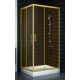Душевой уголок Vegas Glass ZA-F 80*90 09 05 стекло бронза, 80x90, прямоугольный, двери раздвижные
